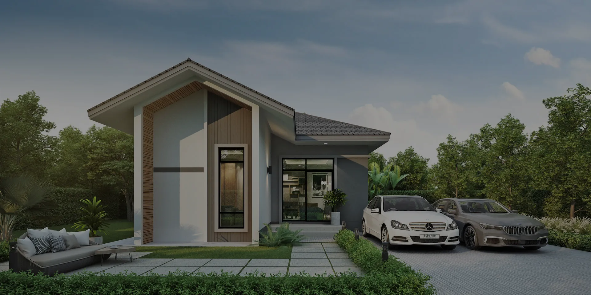 บ้านเดี่ยว บ้านสราสิริ2 2 ห้องนอน