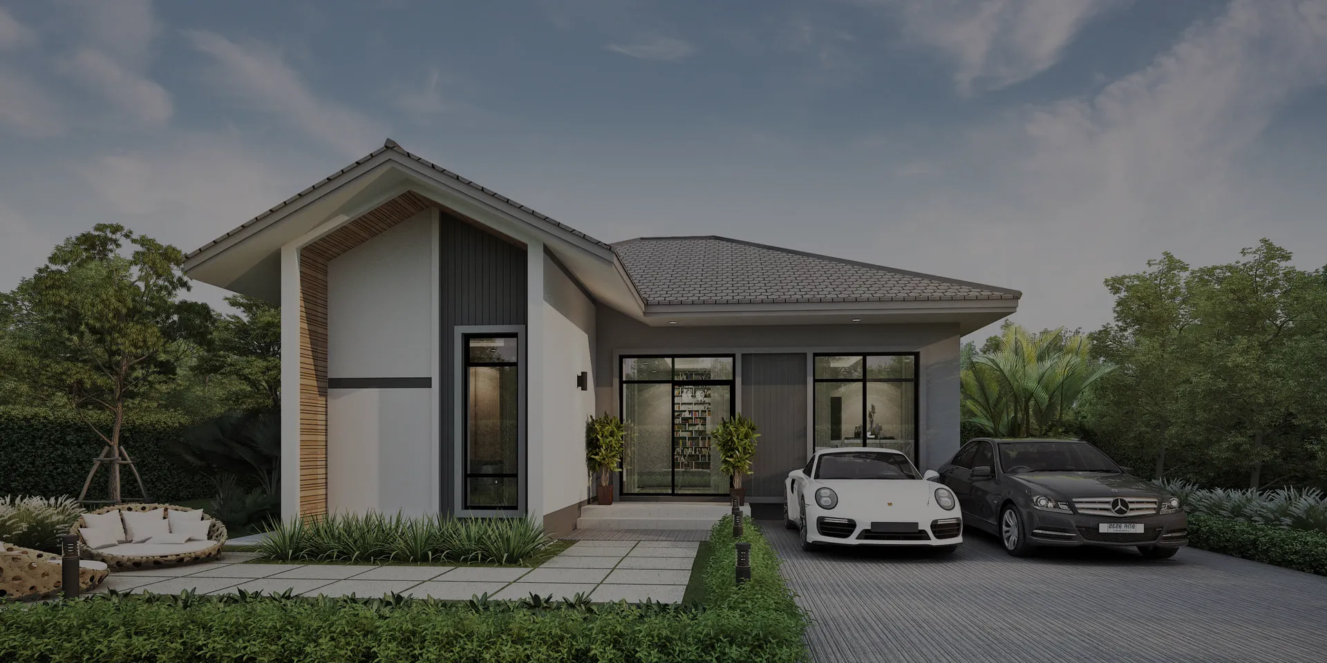 บ้านเดี่ยว บ้านสราสิริ2 3 ห้องนอน